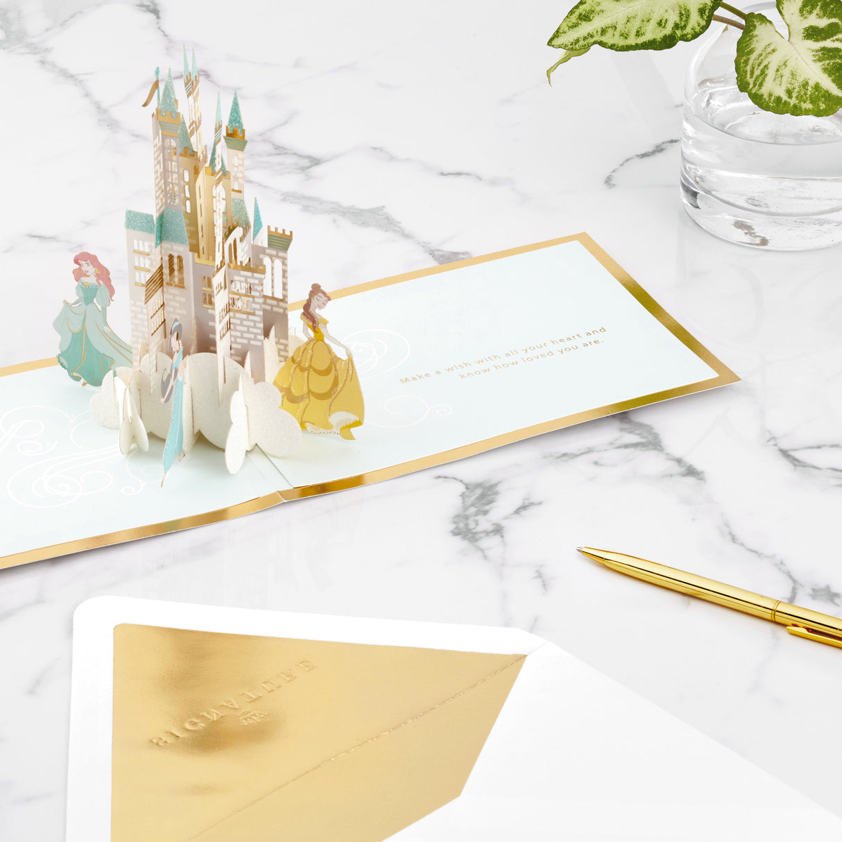 Signature Paper Wonder Pop Up Birthday Card (Disney Princesses)