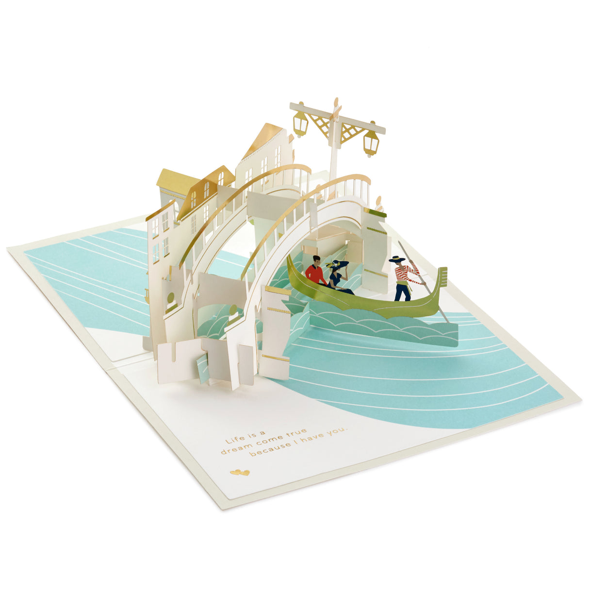 Signature Paper Wonder Pop Up Love Card, Because I Have You (Birthday Card or Anniversary Card)