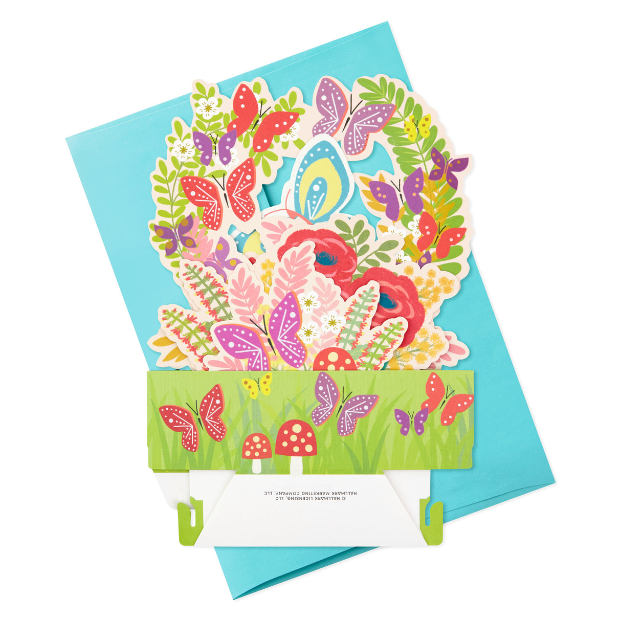 Paper Wonder Pop Up Birthday Card for Women (Flowers and Butterflies)
