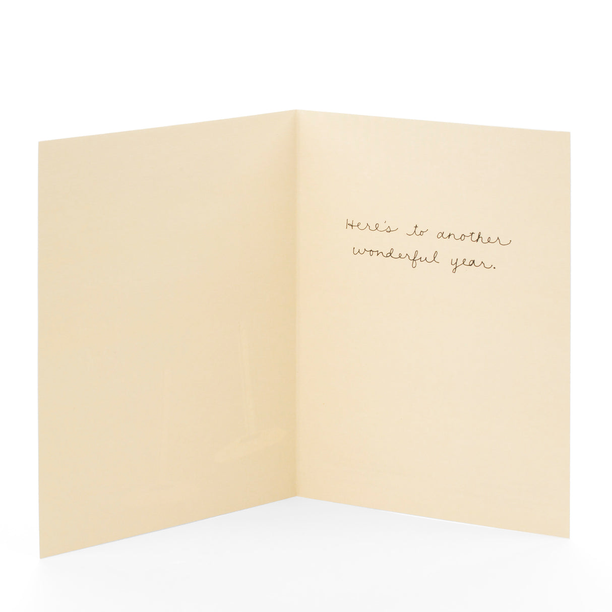 Signature Anniversary Greeting Card (Toasting Glasses)