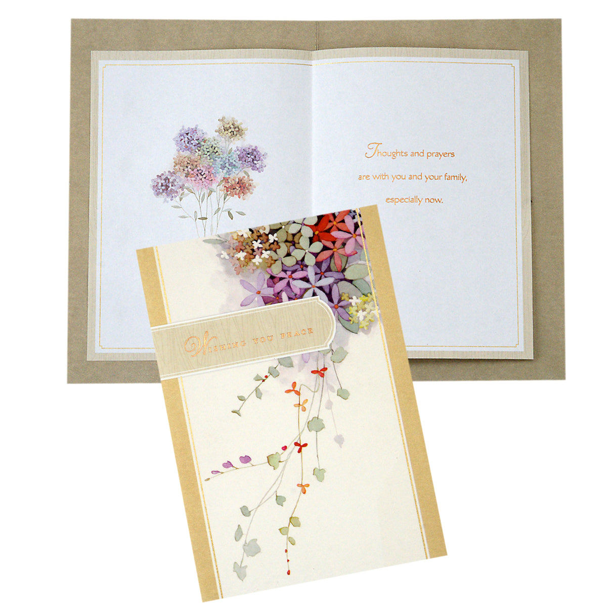 Sympathy Cards Assortment Pack (5 Condolence Cards with Envelopes)
