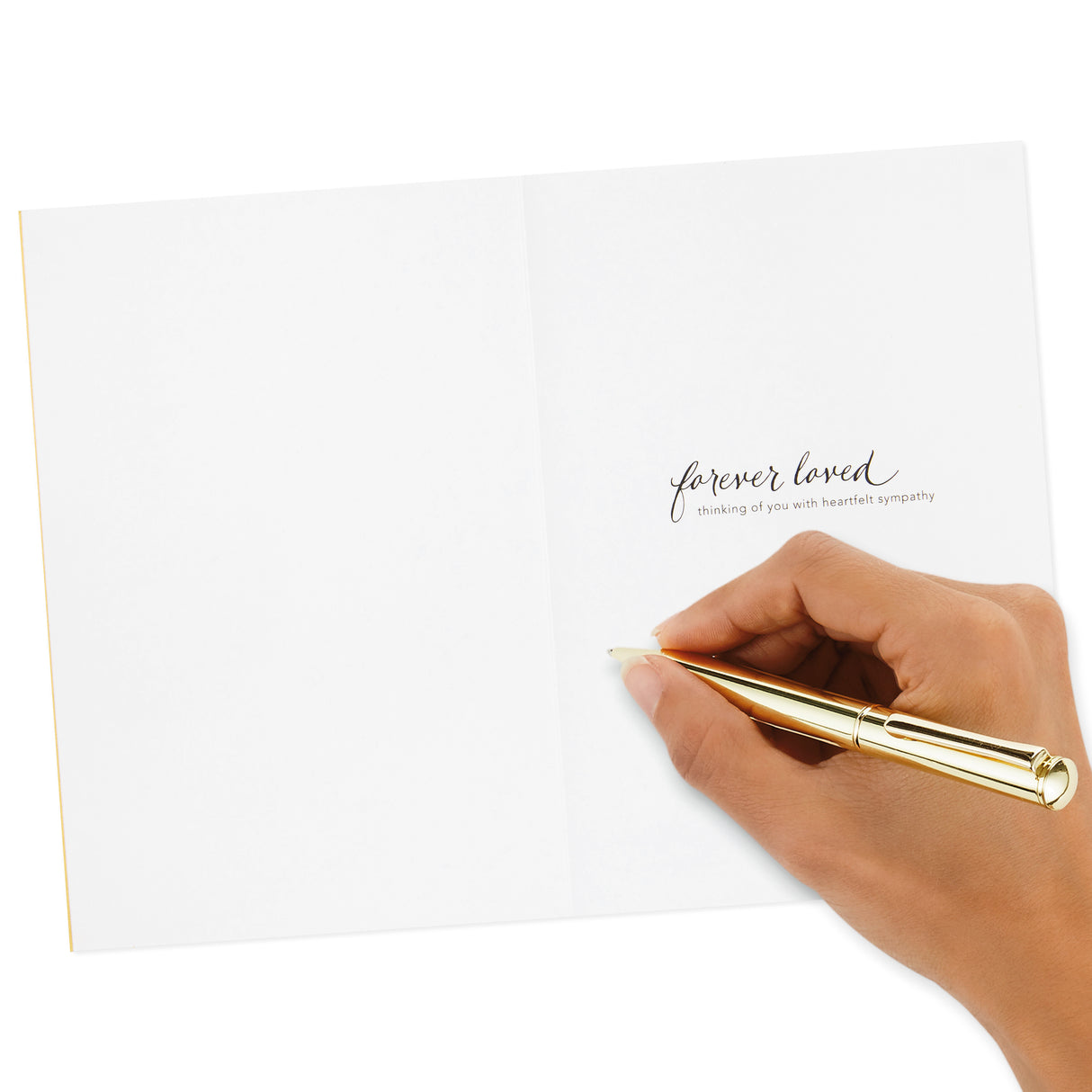 Signature Sympathy Card (Forever Remembered)