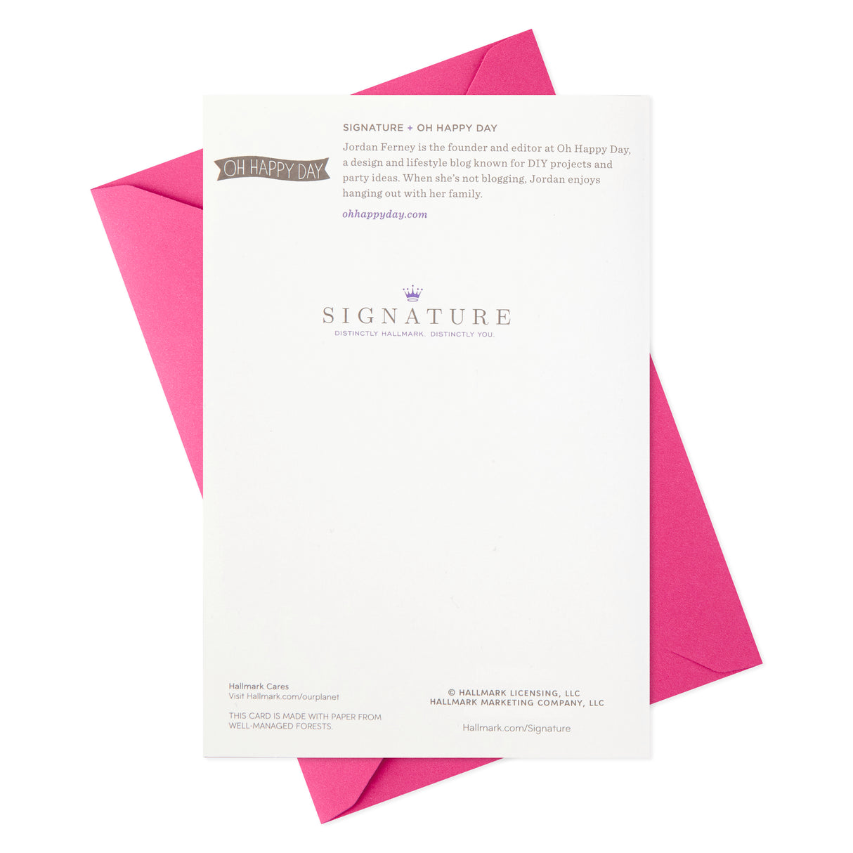 Signature Birthday Card (Magical Unicorn)