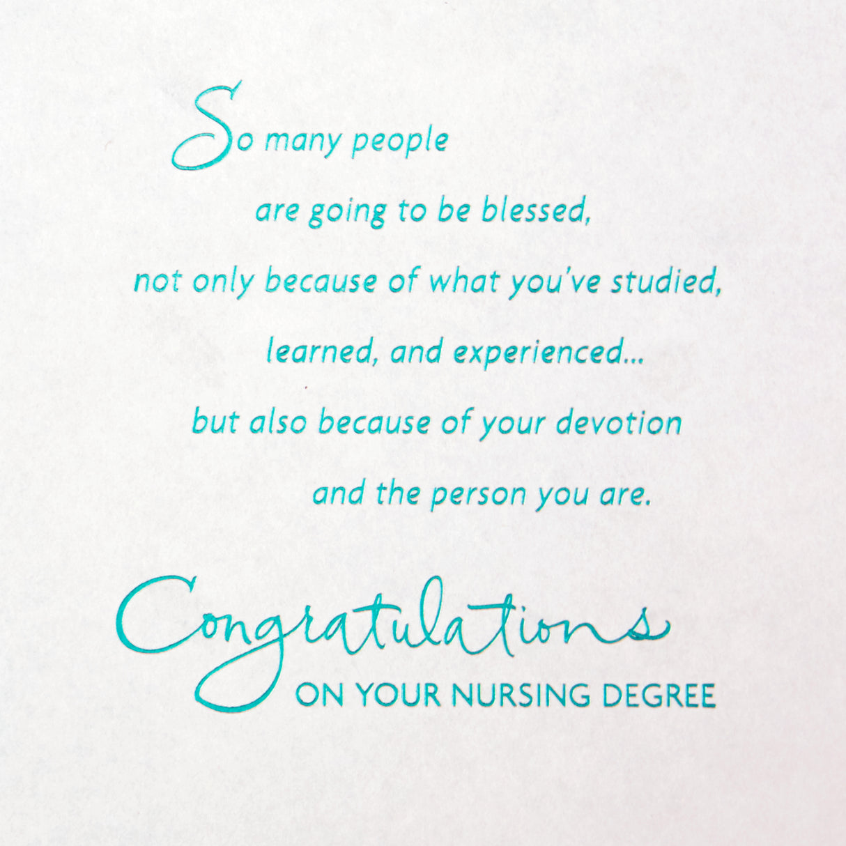 Nurse Graduation Card (Nurses Make a Difference)