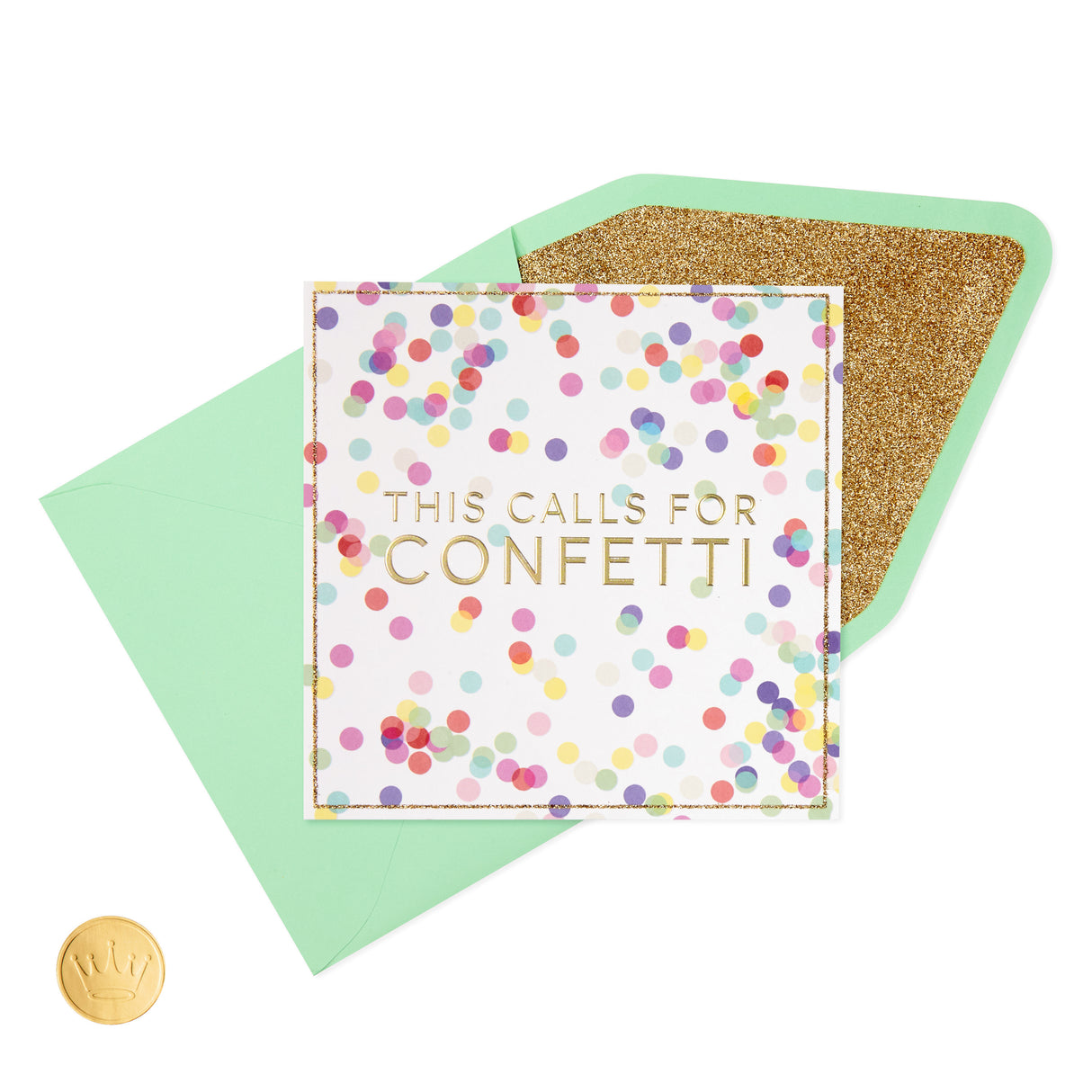 Signature Congratulations Card (Confetti)
