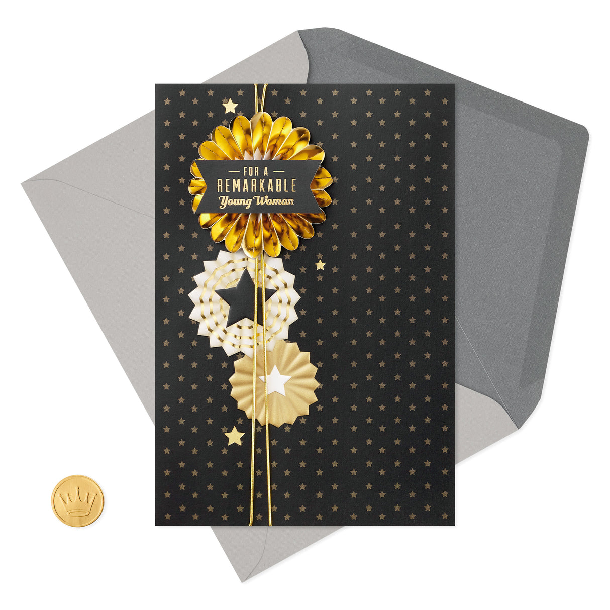 Graduation Card for Her (Remarkable Young Woman)