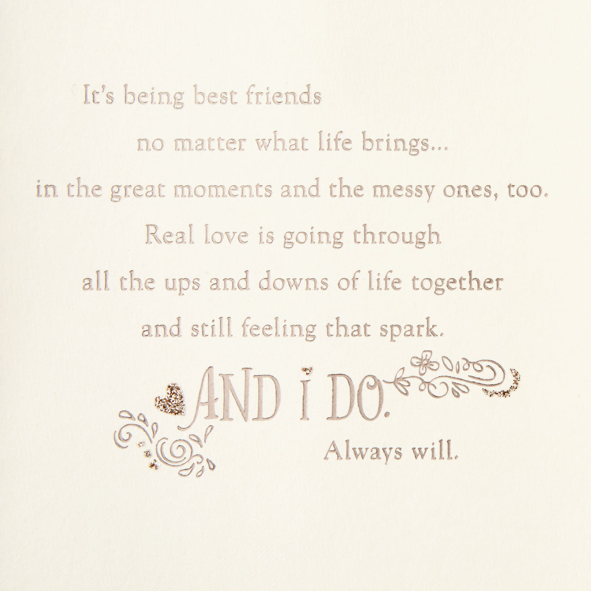Anniversary Card, Love Card for Significant Other (Real Love)