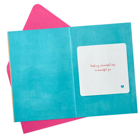 Signature Birthday Card for Mom (Flowers)