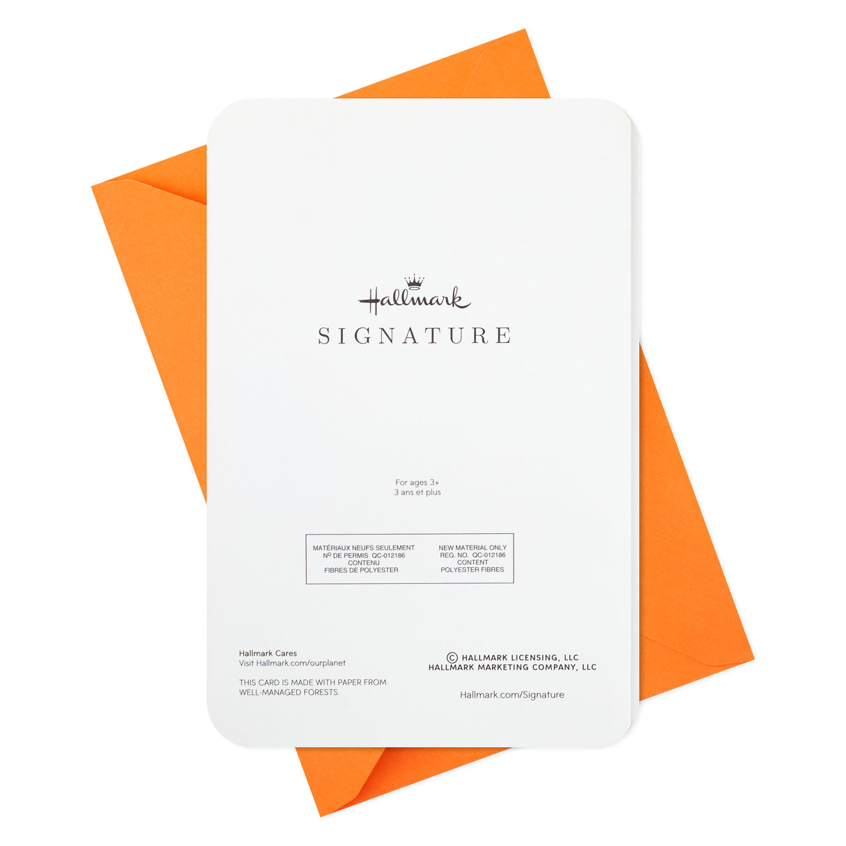 Signature Halloween Card for Kids (Removable Plush Candy Corn)