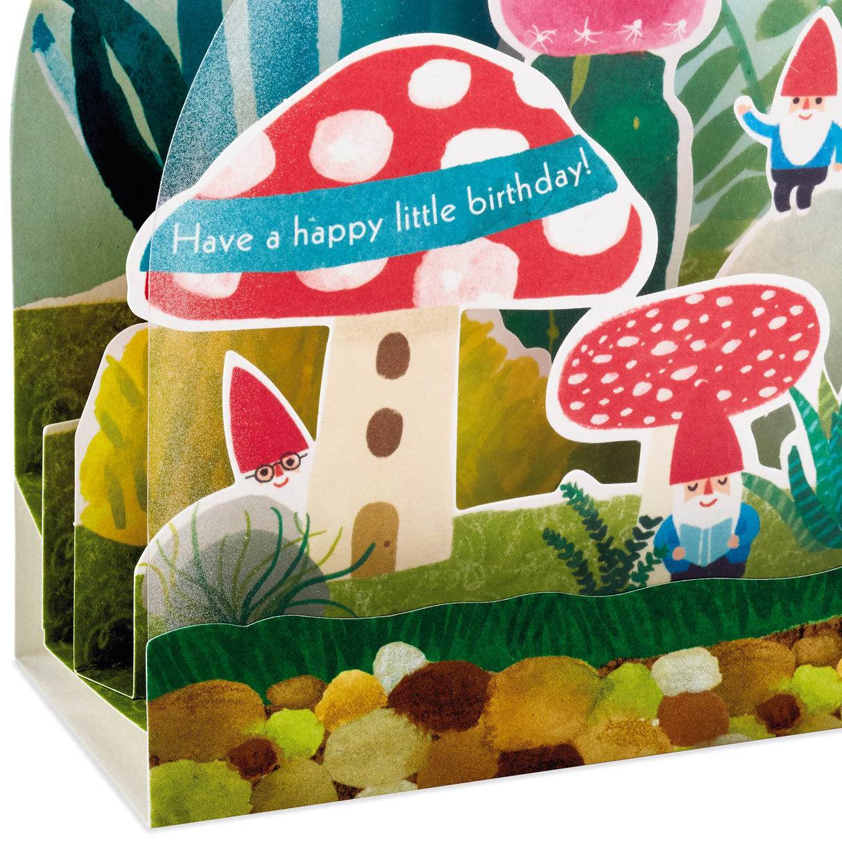 Paper Wonder Displayable Pop Up Birthday Card (Gnomes)