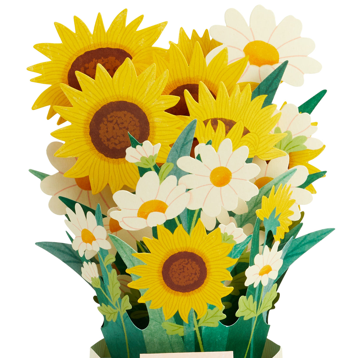 Paper Wonder Thinking of You, All Occasion Pop Up Card (Sunflower Bouquet)
