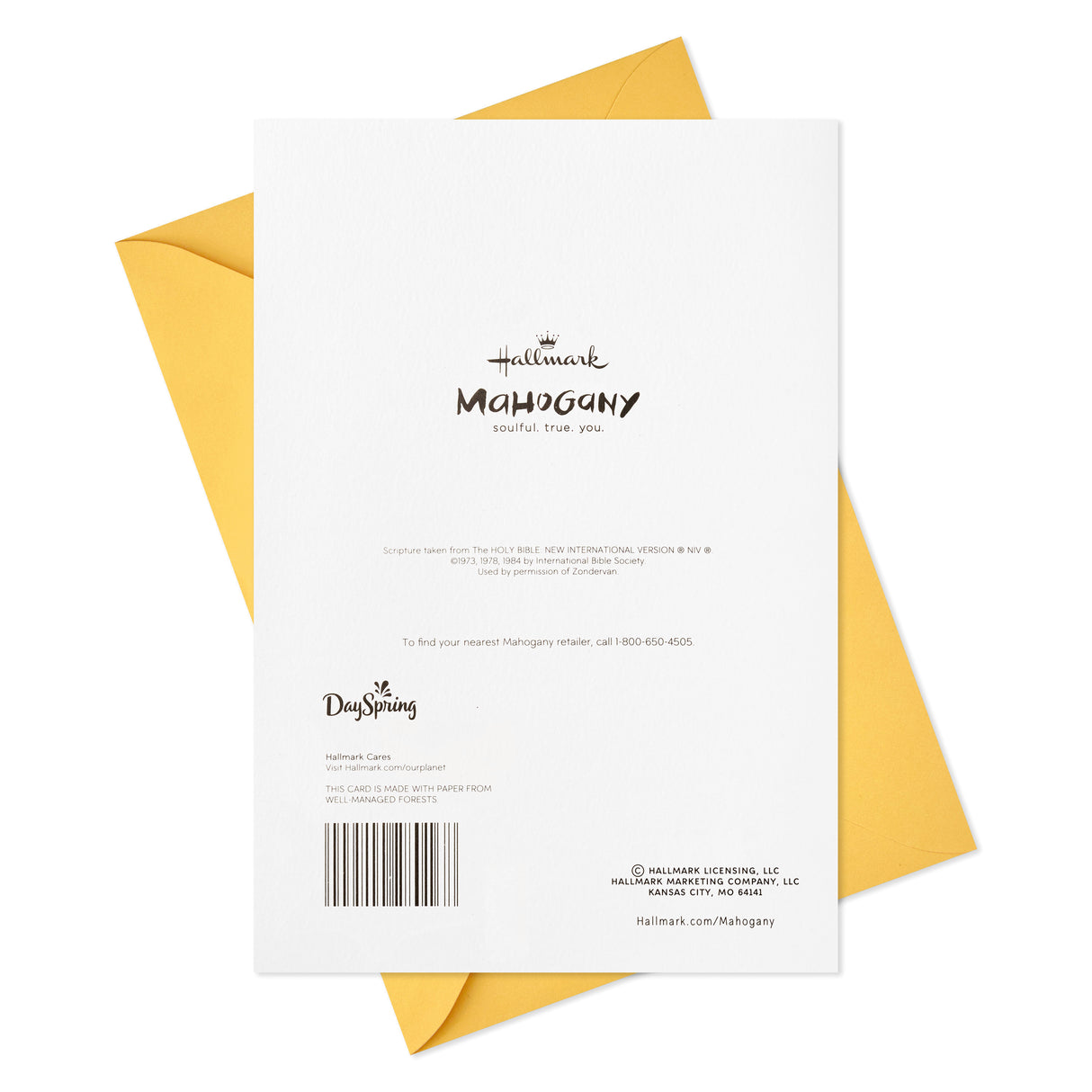 Mahogany Religious Birthday Card for Her (Celebrating You)