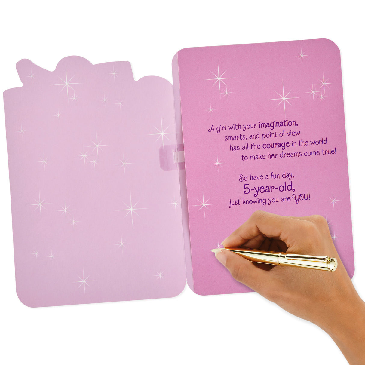 5th Birthday Card with Sound for Girl (Disney Princesses)