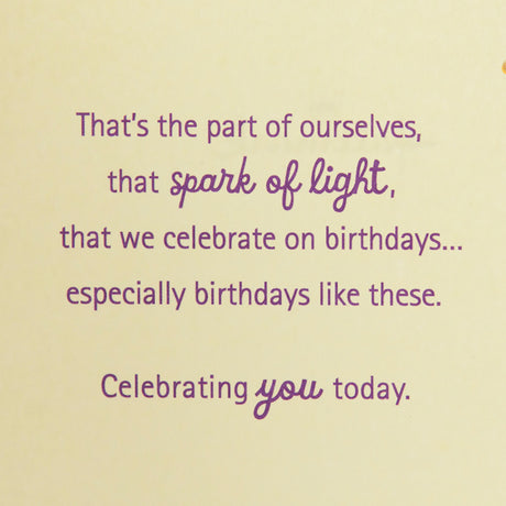 60th Birthday Greeting Card (Rays with Tassel)