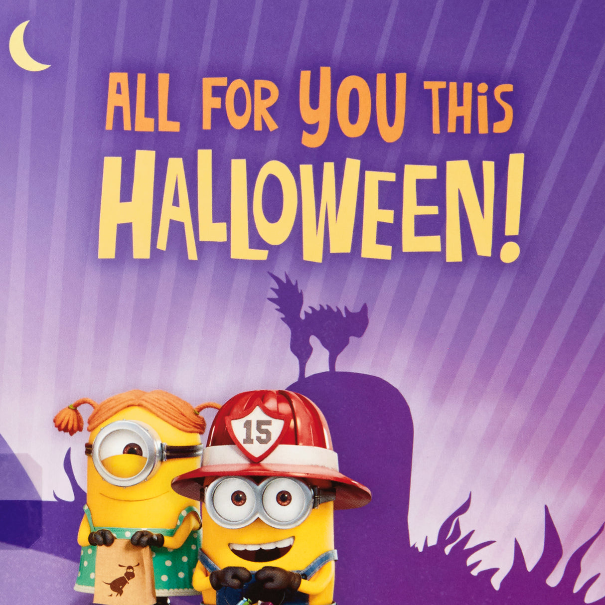Minions Halloween Card with Song for Kids (Plays "Happy" by Pharrell Williams)