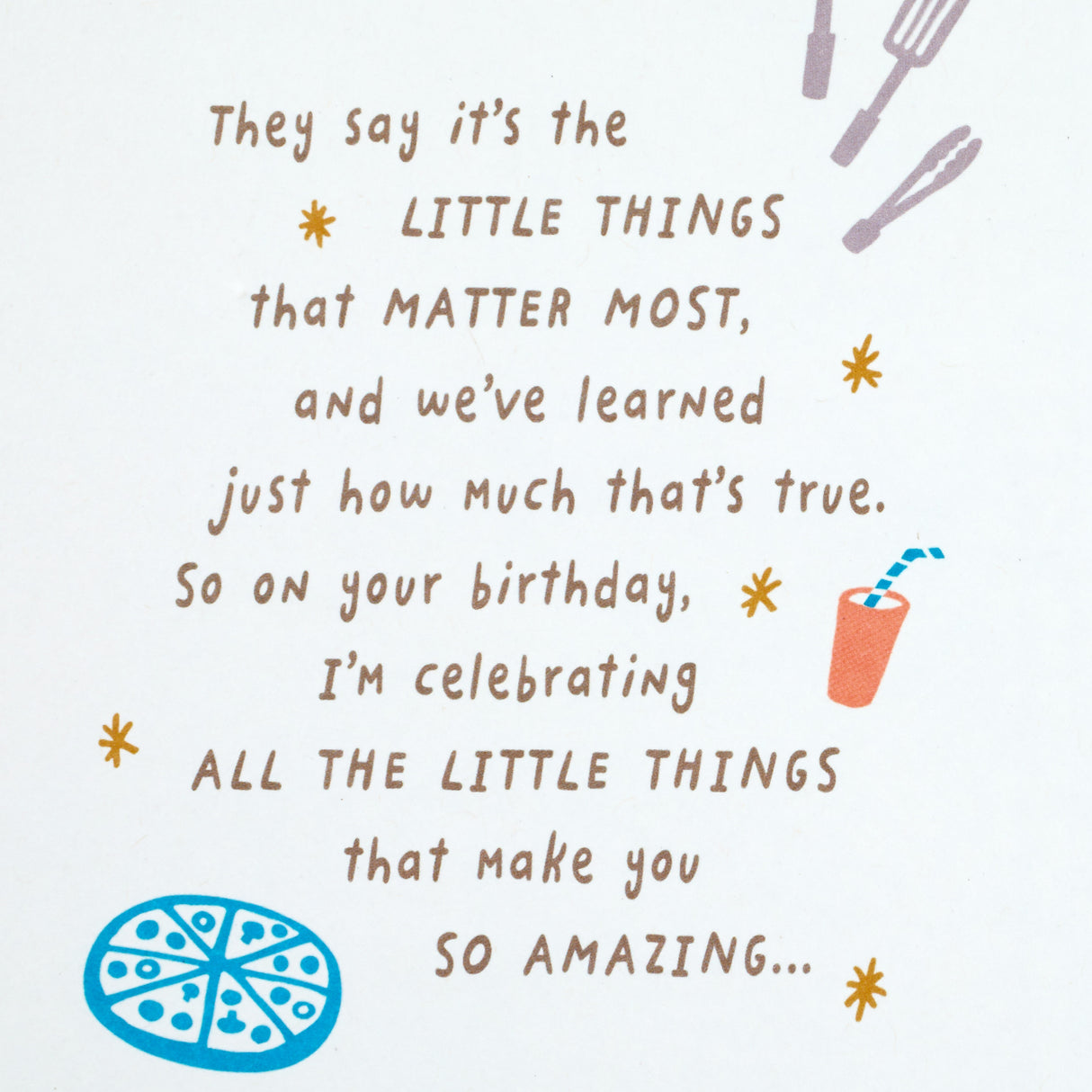 Birthday Card for Husband (Little Things)