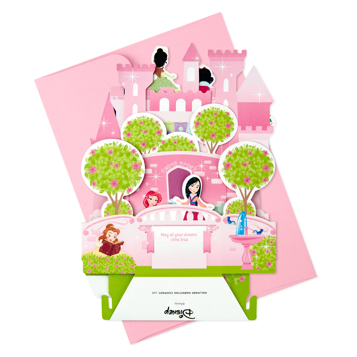 Paper Wonder Pop Up Birthday Card for Kids (Disney Princess Castle)