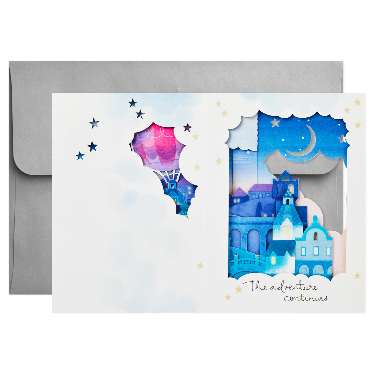 Paper Wonder Displayable Pop Up Anniversary Card (Adventure Continues)