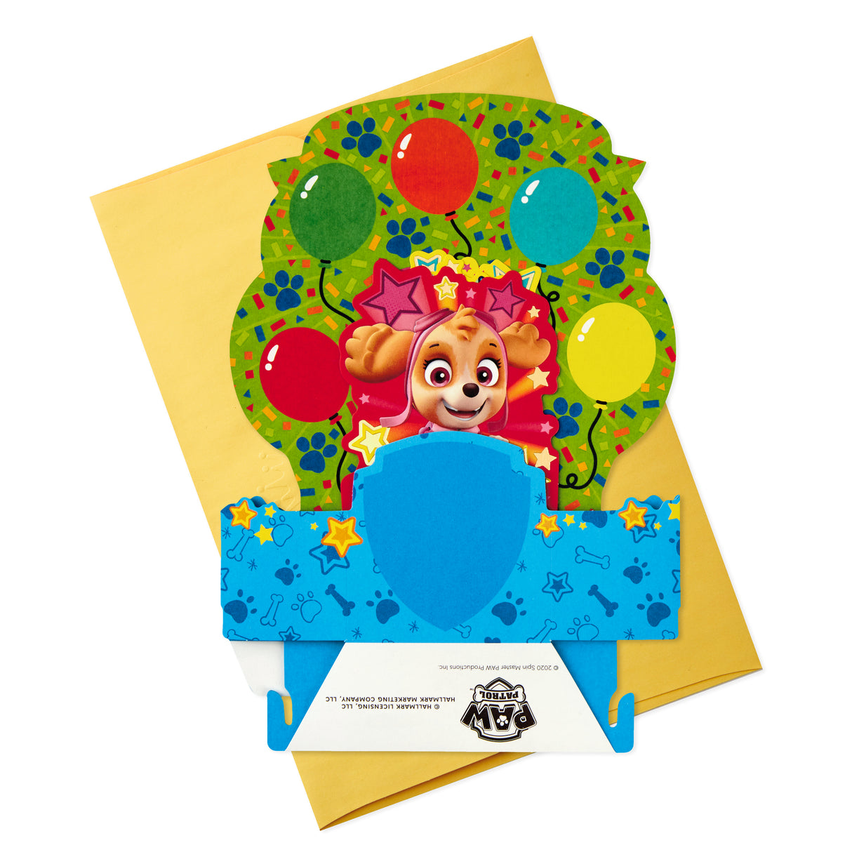 Paper Wonder Pop Up Birthday Card for Kids (Paw Patrol)