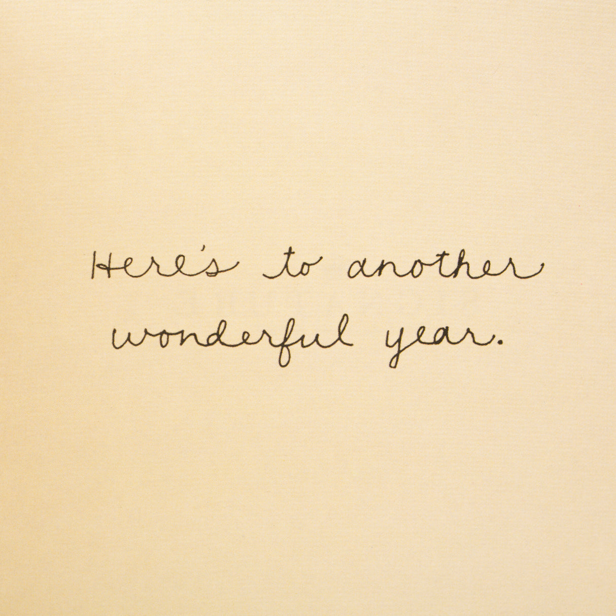 Signature Anniversary Greeting Card (Toasting Glasses)