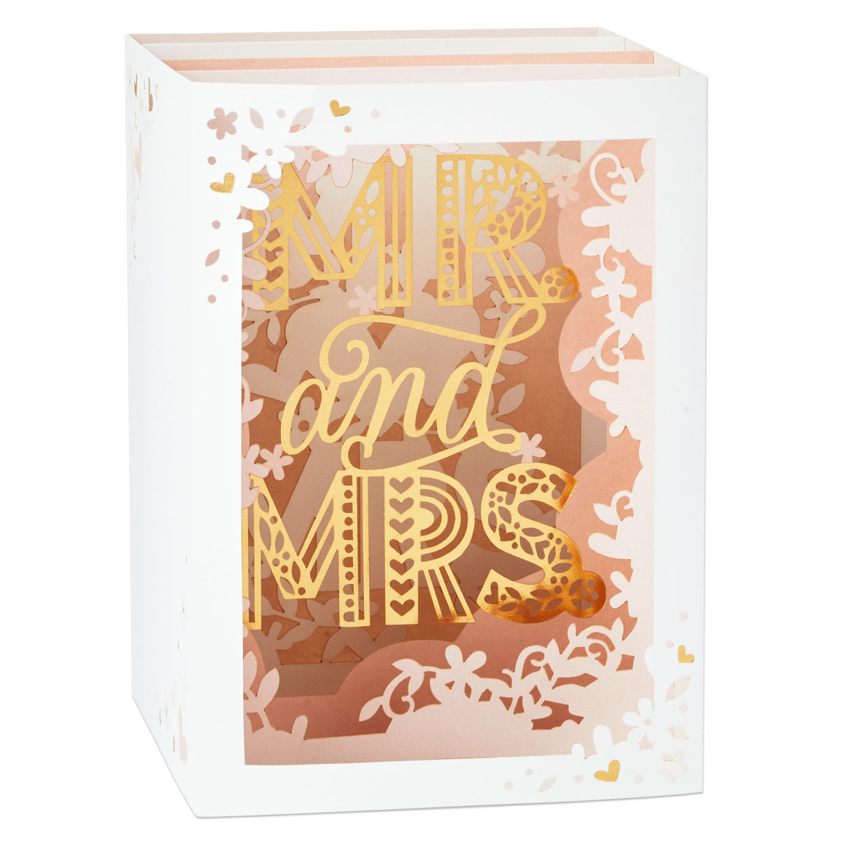 Paper Wonder Pop Up Wedding Card (Mr. and Mrs.)