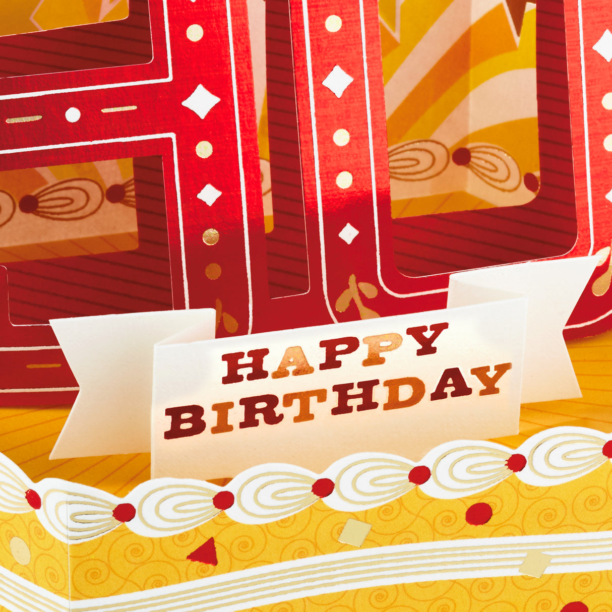 Paper Wonder 90th Birthday Pop Up Card (Celebrating You)