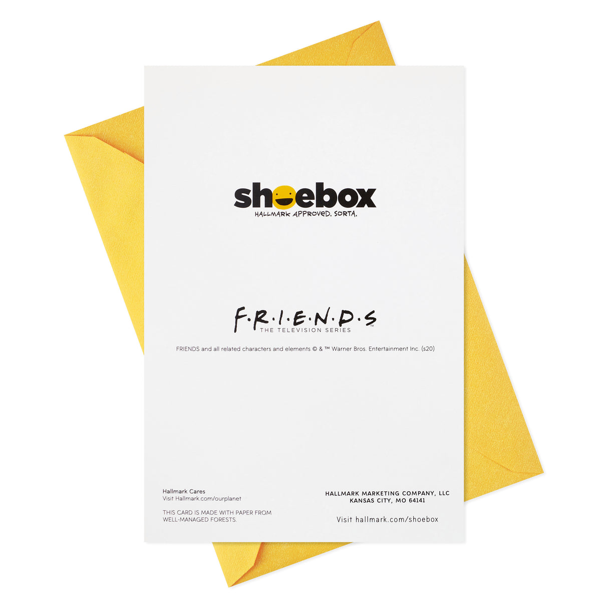 Shoebox Pack of 2 Funny Birthday Cards (Friends)