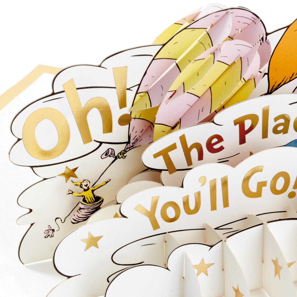 Signature Paper Wonder Dr. Seuss Pop Up Graduation Card (Oh, the Places You'll Go!)