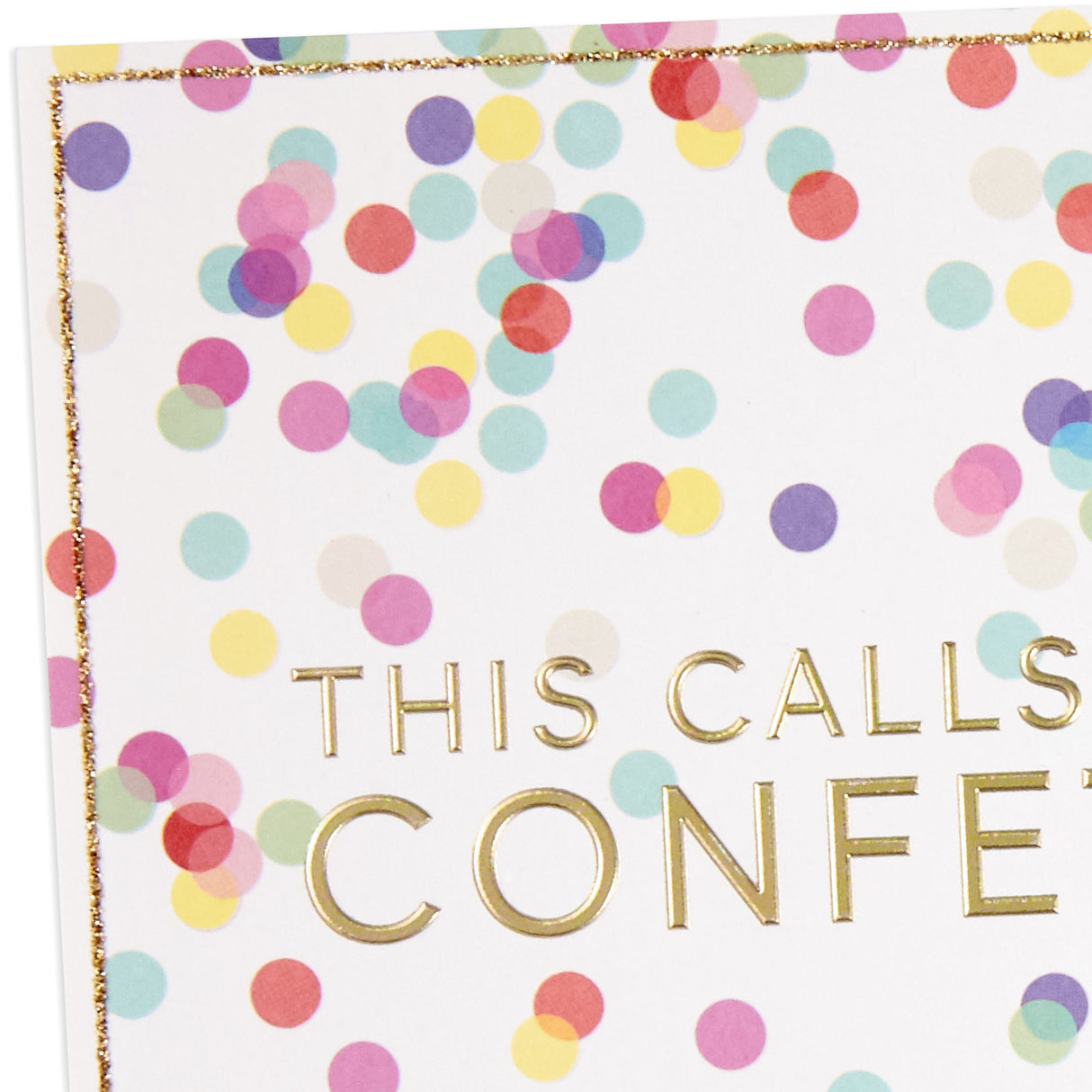 Signature Congratulations Card (Confetti)