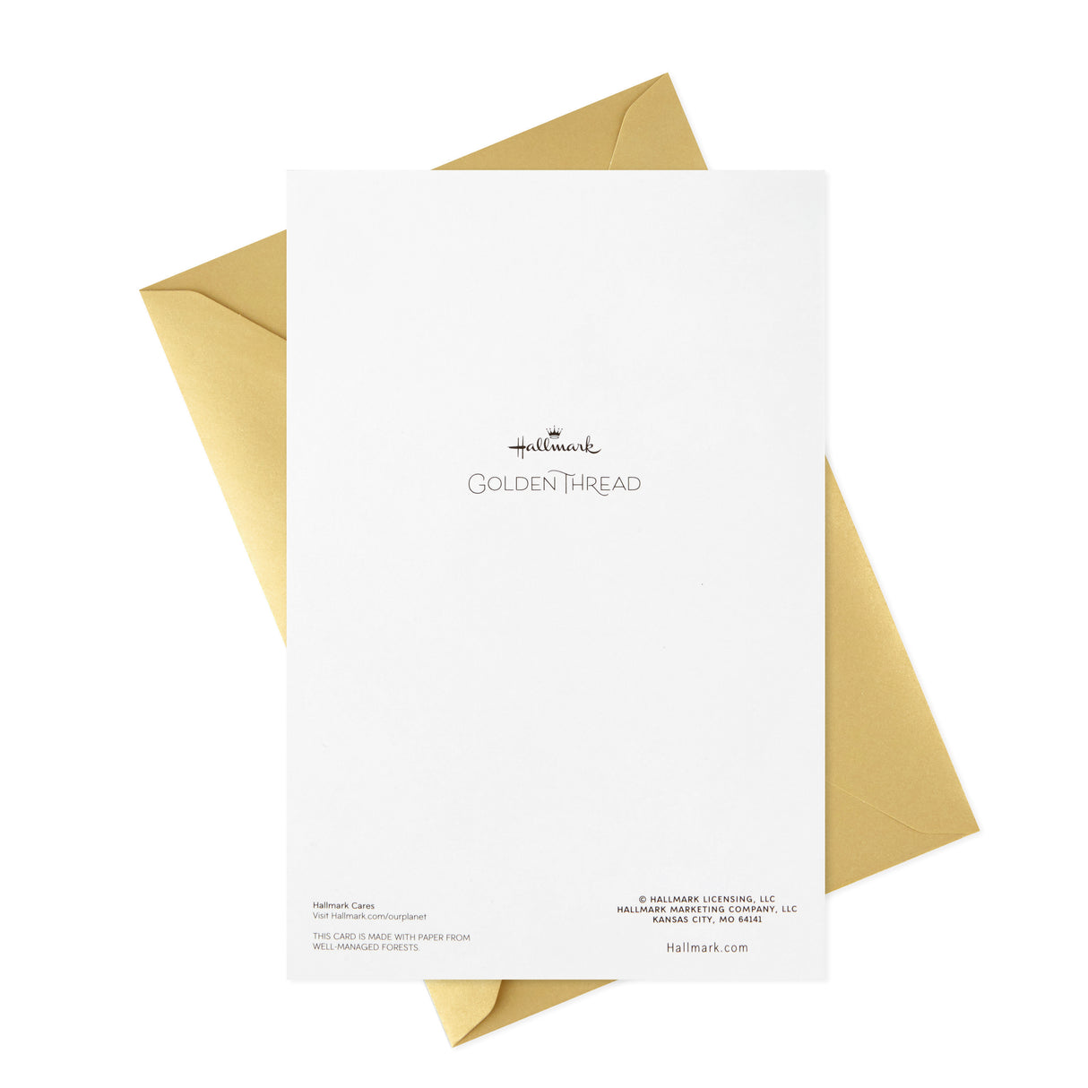 Golden Thread Birthday Card for Friend (Celebrating You)