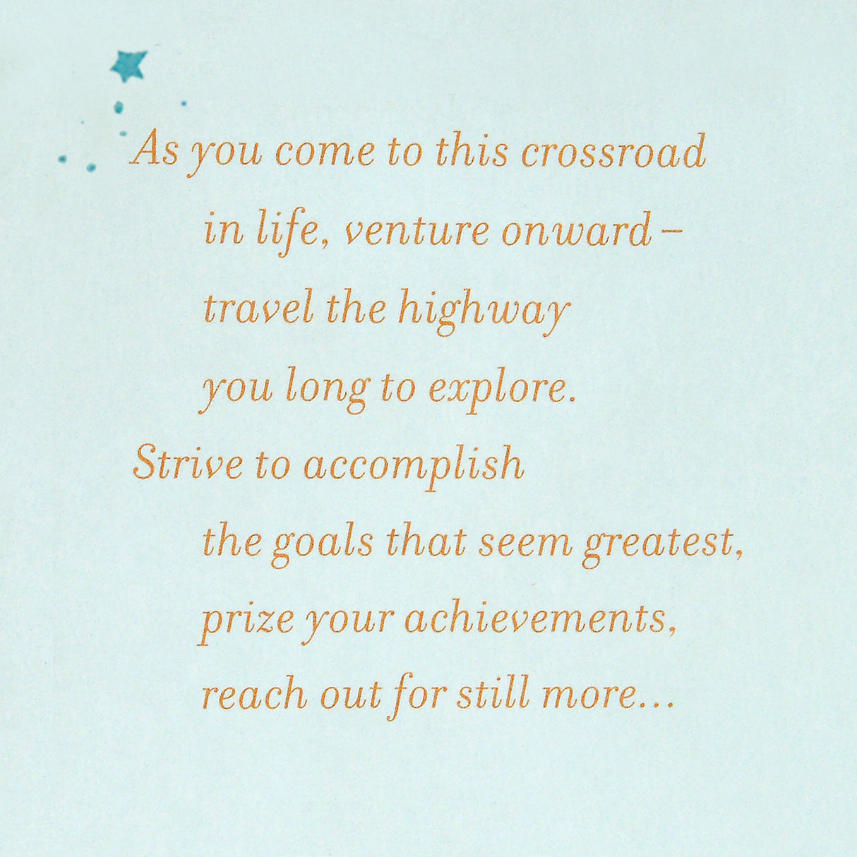 Graduation Card (Path to True Happiness)