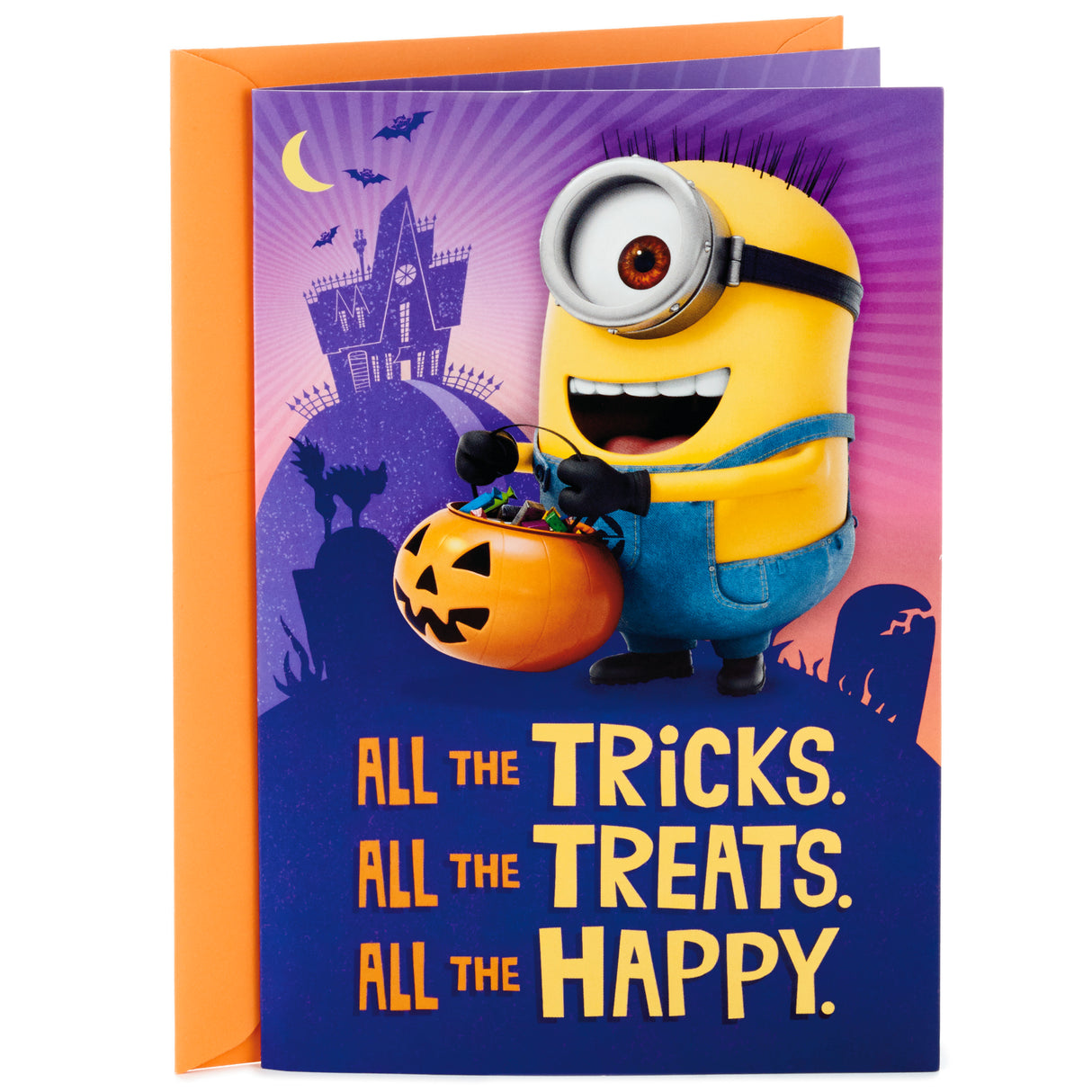 Minions Halloween Card with Song for Kids (Plays "Happy" by Pharrell Williams)