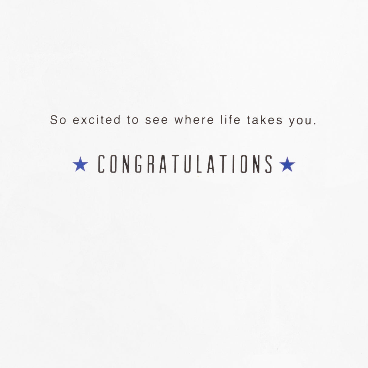 Signature Graduation Card (Go Change the World Letterboard)