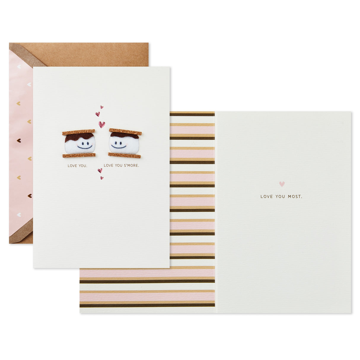 Signature Anniversary Card, Valentines Day Card, Love Card for Significant Other (Smores)