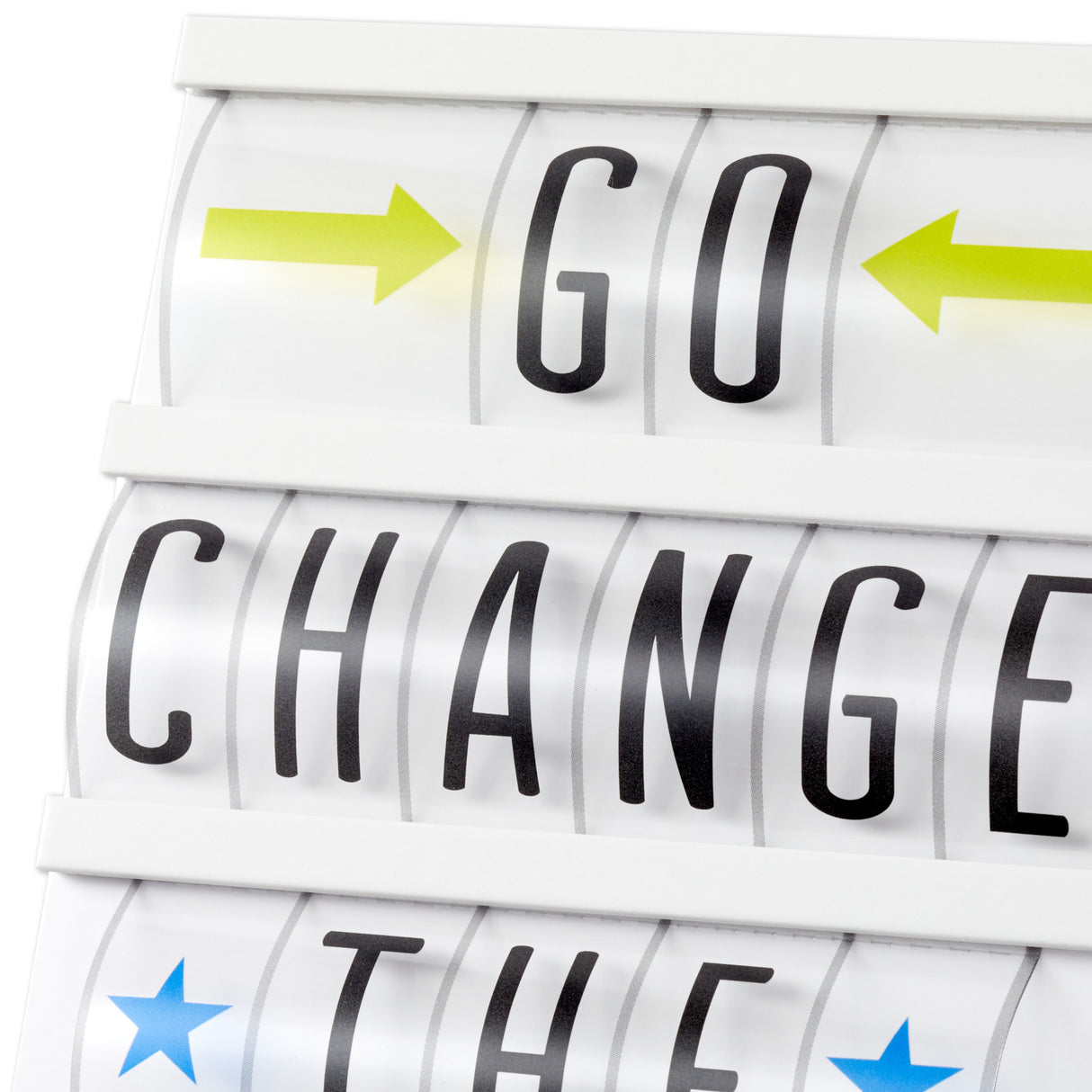 Signature Graduation Card (Go Change the World Letterboard)