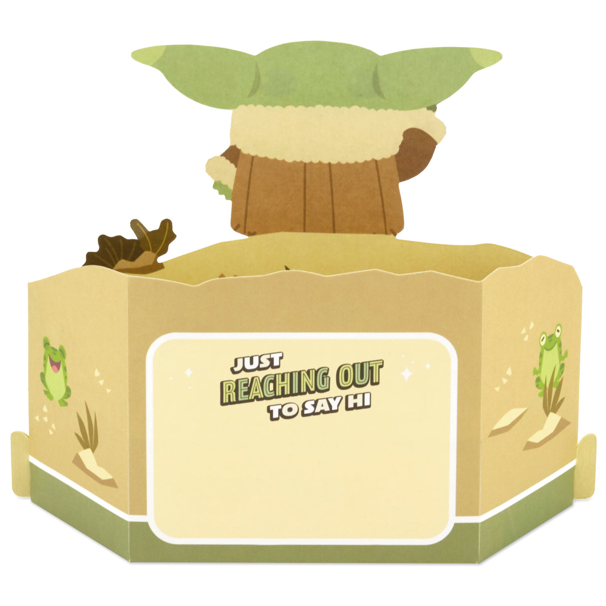 Paper Wonder Star Wars Baby Yoda Pop Up Card (Reaching Out)