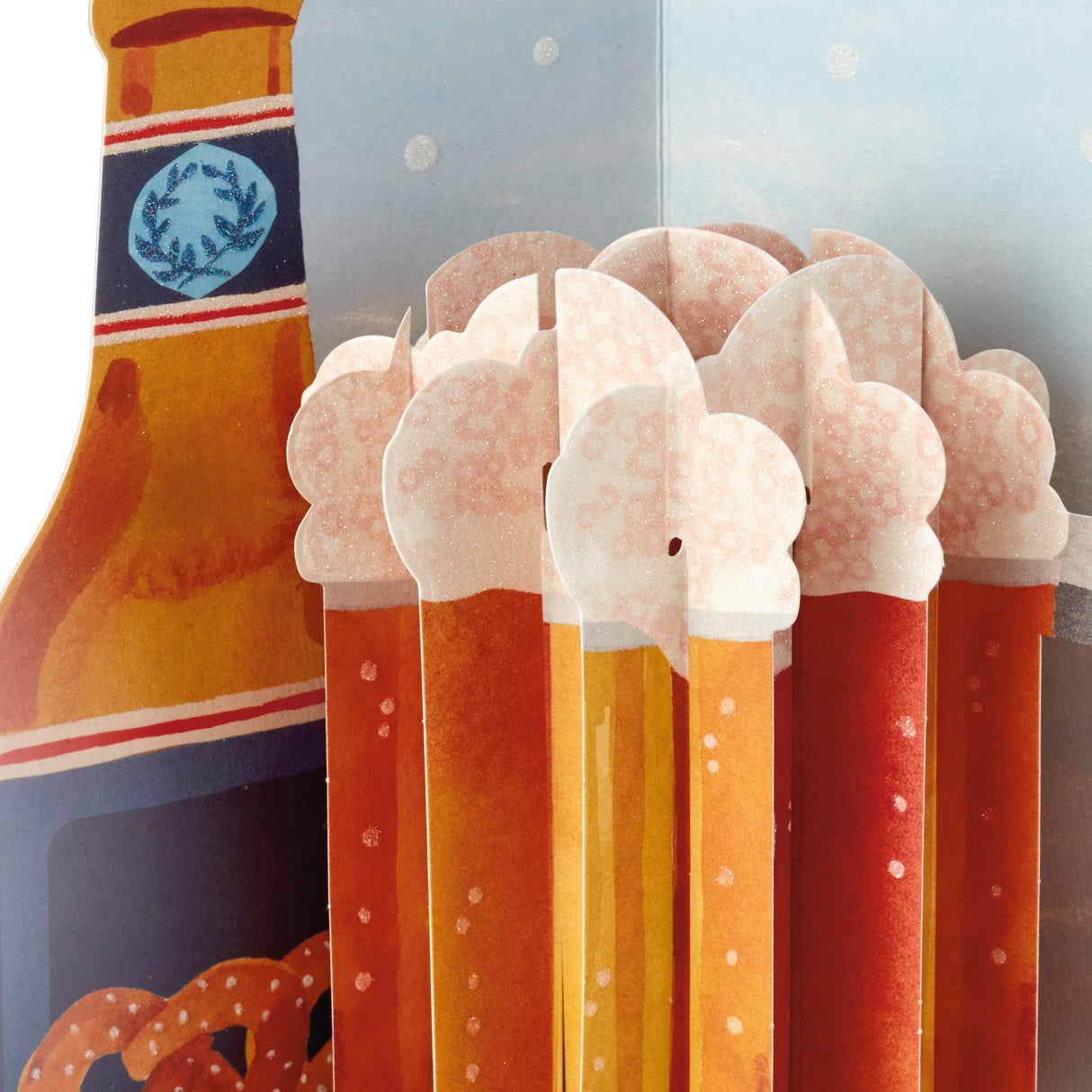 Paper Wonder Displayable Pop Up Birthday Card (Beer)