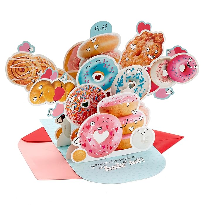 Hallmark Pop Up Love Card (Donuts)