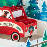 Hallmark Paper Wonder Displayable Pop Up Christmas Card (Red Truck)