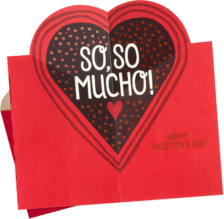 Hallmark Pop Up Valentines Day Card (Love Ya Mucho)