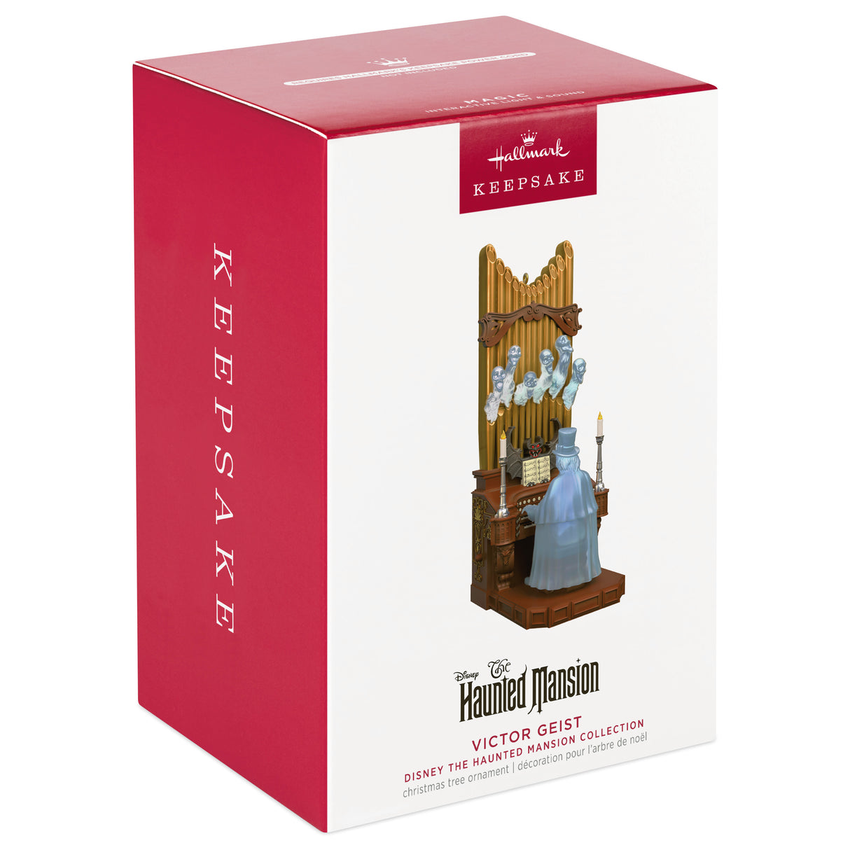 Hallmark Keepsake Christmas Ornament (Disney The Haunted Mansion Collection Victor Geist With Light and Sound)