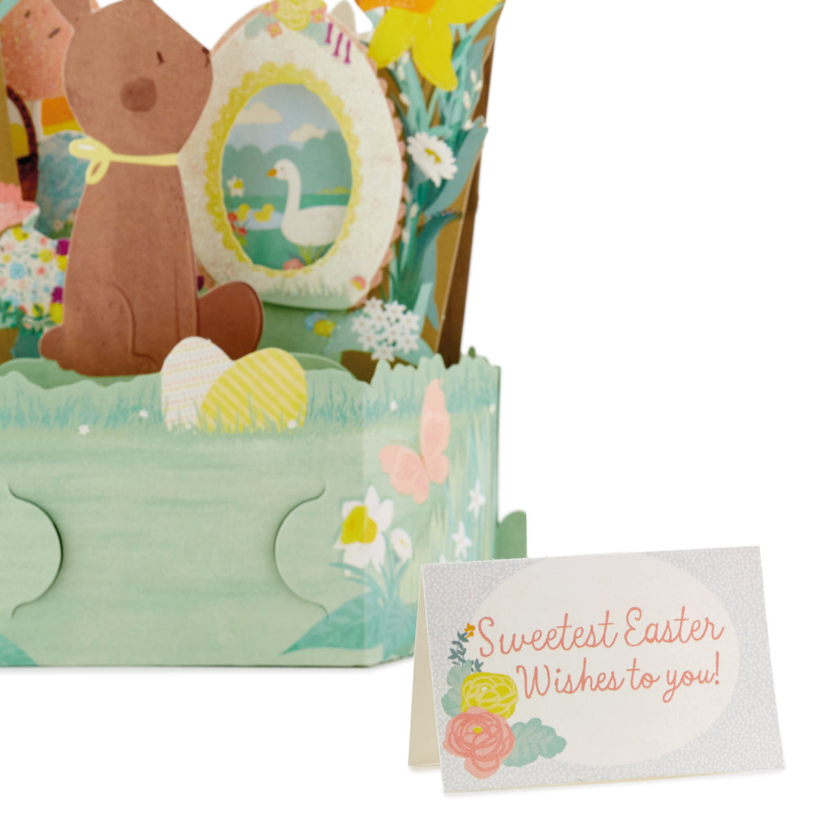 Sweet Wishes Easter Bunny 3D Pop-Up Easter Card