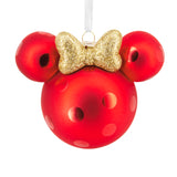 Hallmark Christmas Ornament (Disney Minnie Mouse Ears Icon, Glass)