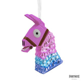 Fortnite Loot Llama Head Christmas Ornament, Blown Glass