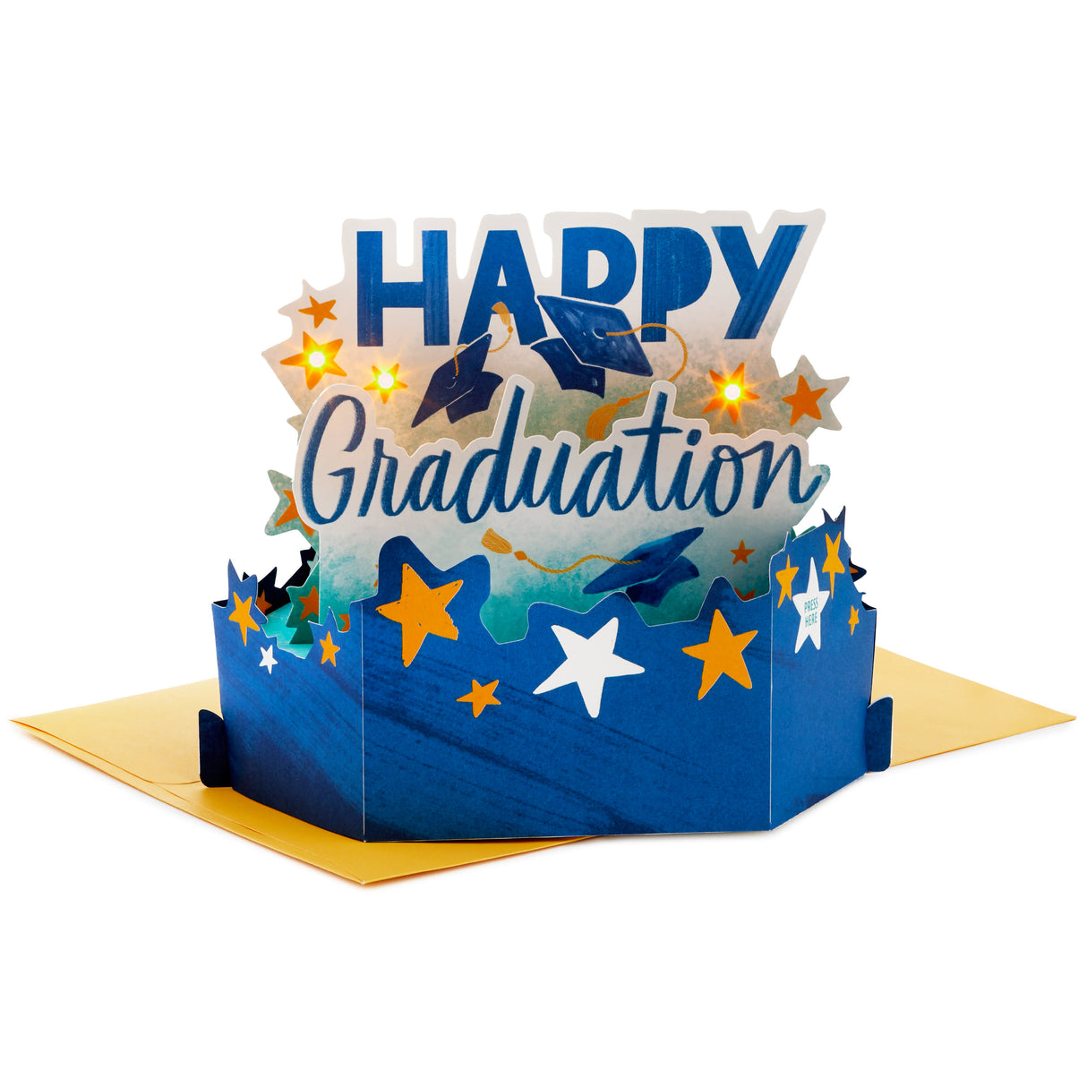 Hallmark Paper Wonder Musical Pop Up Graduation Card with Lights (Plays Pomp and Circumstance)