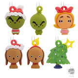 Hallmark Mini Christmas Ornaments (Dr. Seuss's How the Grinch Stole Christmas! Shatterproof), Set of 6