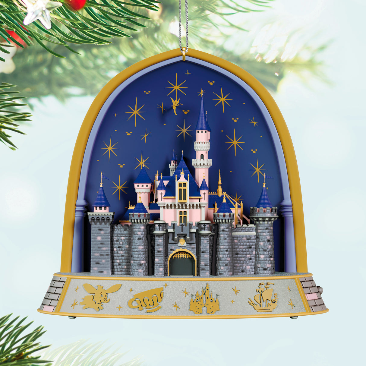 Hallmark Keepsake Christmas Ornament (Disneyland 70th Anniversary A Magical Celebration Musical With Light)