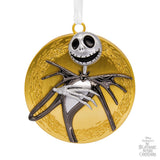 Hallmark Christmas Ornament (Disney Tim Burton's The Nightmare Before Christmas Jack Skellington on Moon, Metal)