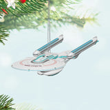 Keepsake Christmas Ornament 2024, Star Trek Generations U.S.S. Enterprise NCC-1701-B With Light, Gifts for Trekkies