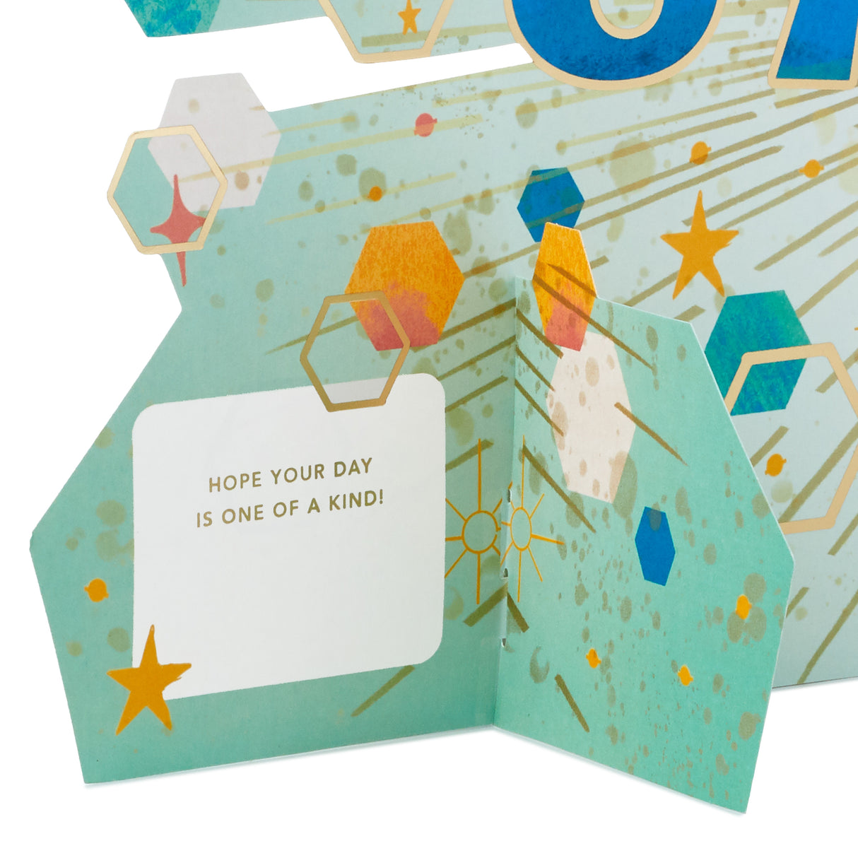 Hallmark Paper Wonder Displayable Jumbo Fathers Day Card (Accordion Fold Happy Father's Day)